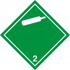 Non-flammable and non-poisonous gases