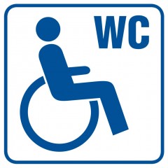 Znak - Toaleta dla inwalidów 1