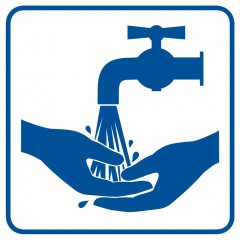 Znak - Zanim wyjdziesz umyj ręce