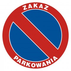 Znak - Zakaz parkowania