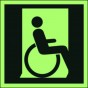 Notausgang für Behinderte rechts