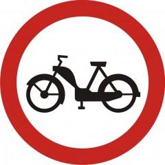 No motorbikes allowed