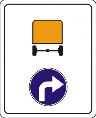 Direction for vehicles with hazardous materials