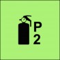 Powder fire extinguisher P2