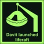 Davit-launched liferaft