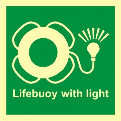 Lifebuoy with light