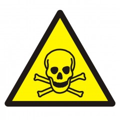 Warning; Toxic material