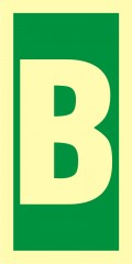 The evacuation station symbol B