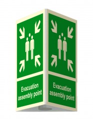 3D External assembly point sign – small- 25 x 31 cm