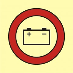 Emergency source of electrical power (battery)