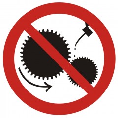 Don’t lubricate the machine while in motion