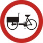 Zakaz wjazdu wózków rowerowych