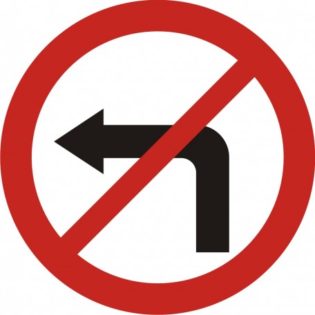 Zakaz skręcania w lewo