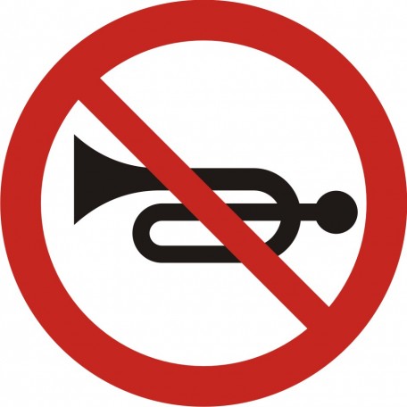 Zakaz używania sygnałów dźwiękowych