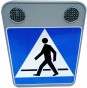 Znak aktywny przejście dla pieszych D-6